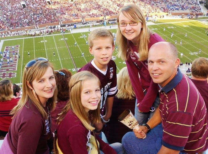 Familia anfitriona americana USA