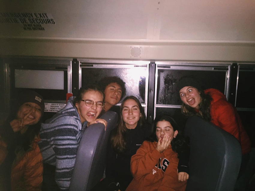 amigos año escolar extranjero